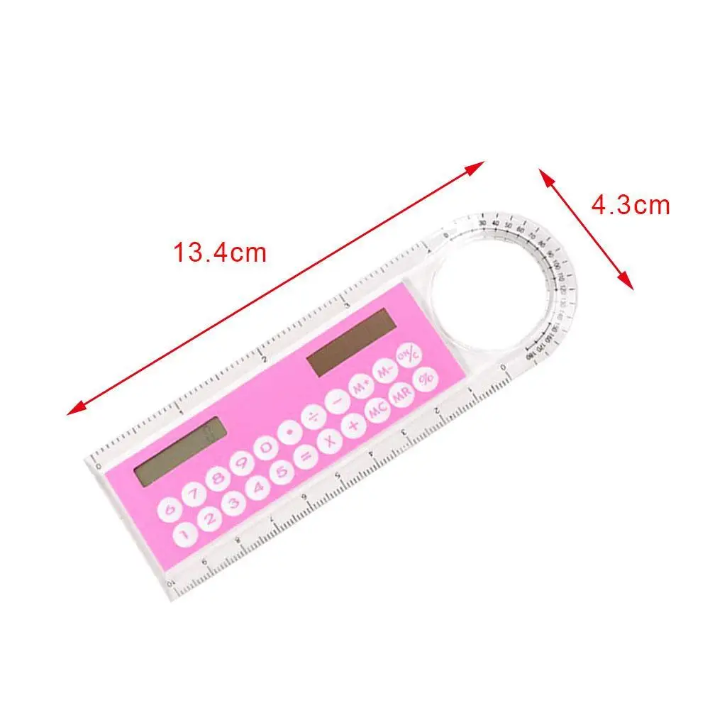 1pcs Mini Ultra-thin Solar Calculator Magnifier Multifunction School Calculadora Energy Solar Office Ruler Portable Supplie Q5I2 
1pcs Mini Ultra-thin Solar Calculator Magnifier Multifunction School Calculadora Energy Solar Office Ruler Portable Supplie Q5I2