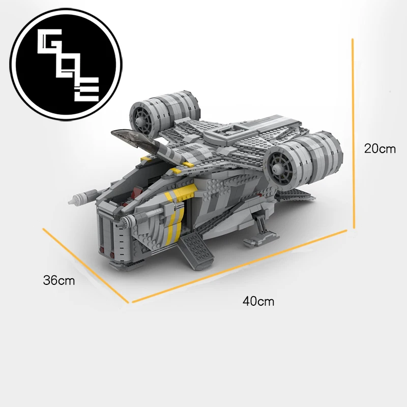 Star plan series Spaceship Weapon Mandalorians Razor MOC-33566 Creative Ideal Building Blocks Bricks fidget Toys For Kids Gifts
Star plan series Spaceship Weapon Mandalorians Razor MOC-33566 Creative Ideal Building Blocks Bricks fidget Toys For Kids Gifts
