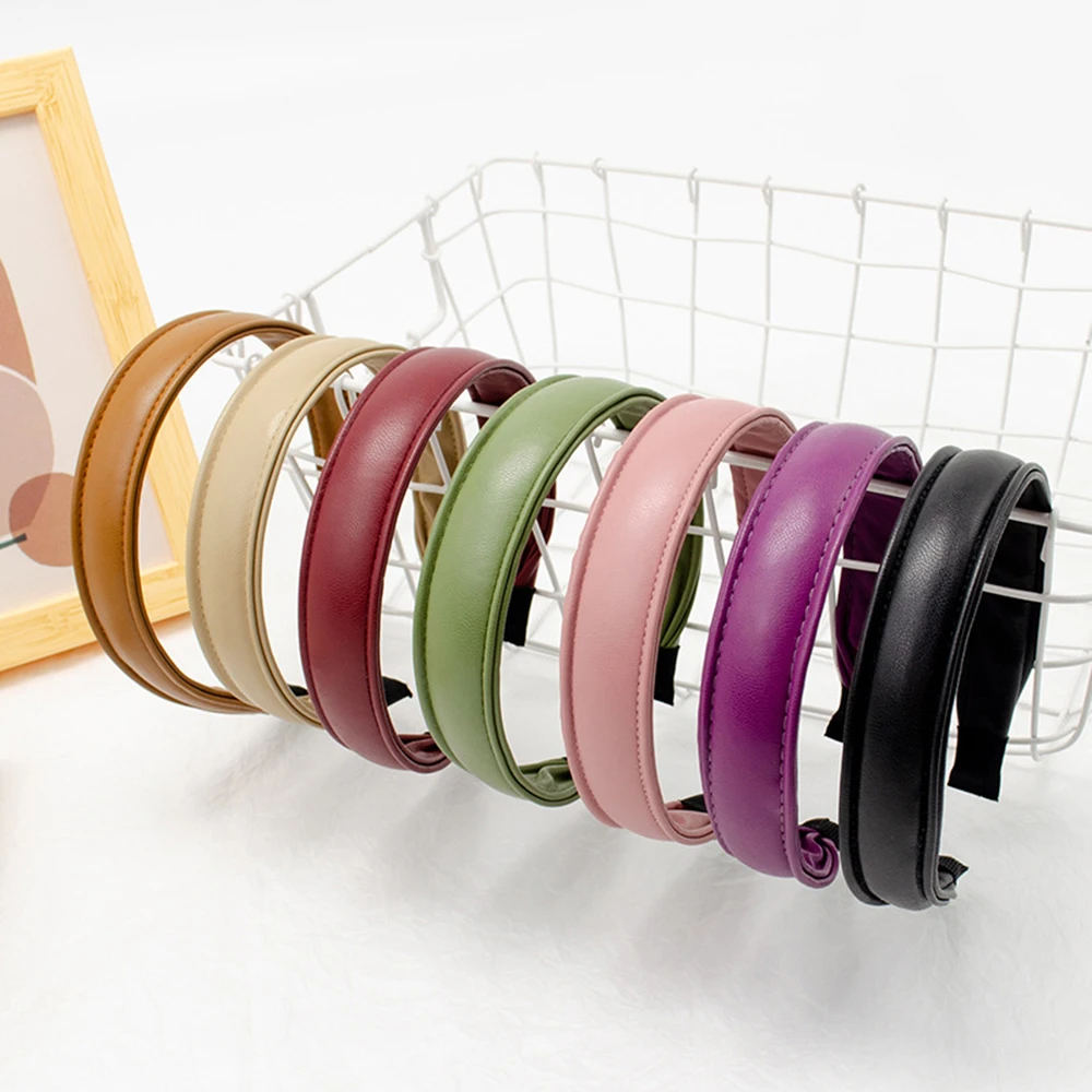 Female Headband Pu Leather Retro Hairbands For Women Hair Band Female Hair Accessories Narrow Head Hoop Bezels
Female Headband Pu Leather Retro Hairbands For Women Hair Band Female Hair Accessories Narrow Head Hoop Bezels