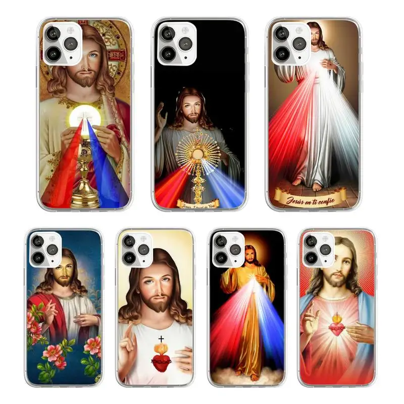 Divine Mercy Jesus Cross Phone Case Transparent soft For iphone 12 11 13 7 8 6 s plus x xs xr pro max mini
Divine Mercy Jesus Cross Phone Case Transparent soft For iphone 12 11 13 7 8 6 s plus x xs xr pro max mini