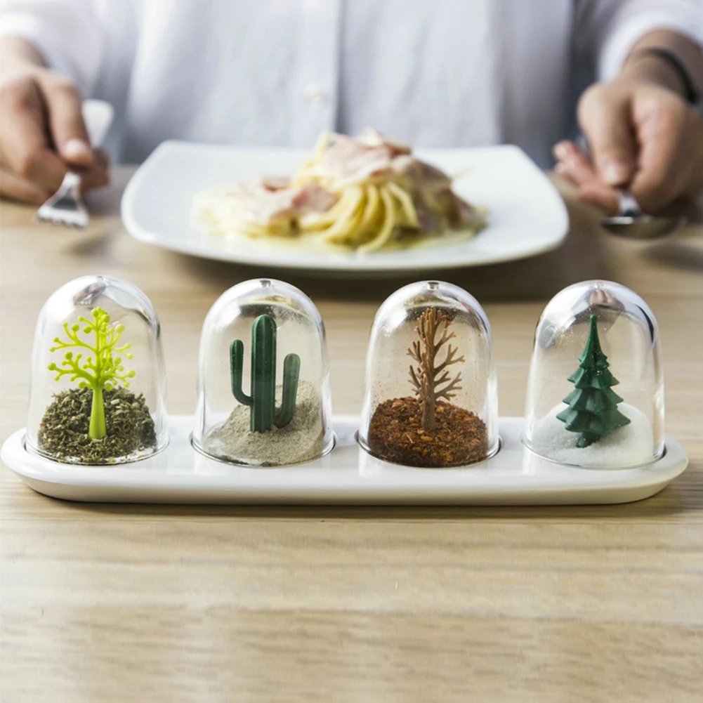 Four Seasons Plant Spice Jar 4 pcs/set Creative Animals Seasoning Bottle Salt Sugar Pepper Shaker Cooking Tools Kitchen Supplies
Four Seasons Plant Spice Jar 4 pcs/set Creative Animals Seasoning Bottle Salt Sugar Pepper Shaker Cooking Tools Kitchen Supplies