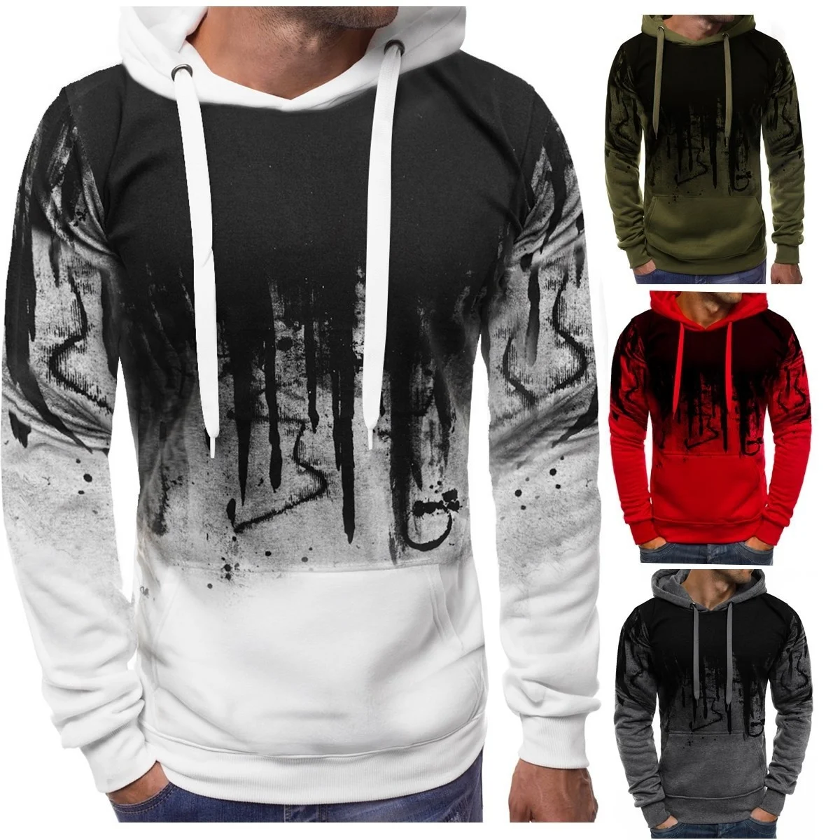 Autumn And Men's Winter New Men's Casual Versatile Sweater Long Sleeve Splash Ink Coat Fashion Hoodie Sweatshirt Hoodies Men
Autumn And Men's Winter New Men's Casual Versatile Sweater Long Sleeve Splash Ink Coat Fashion Hoodie Sweatshirt Hoodies Men