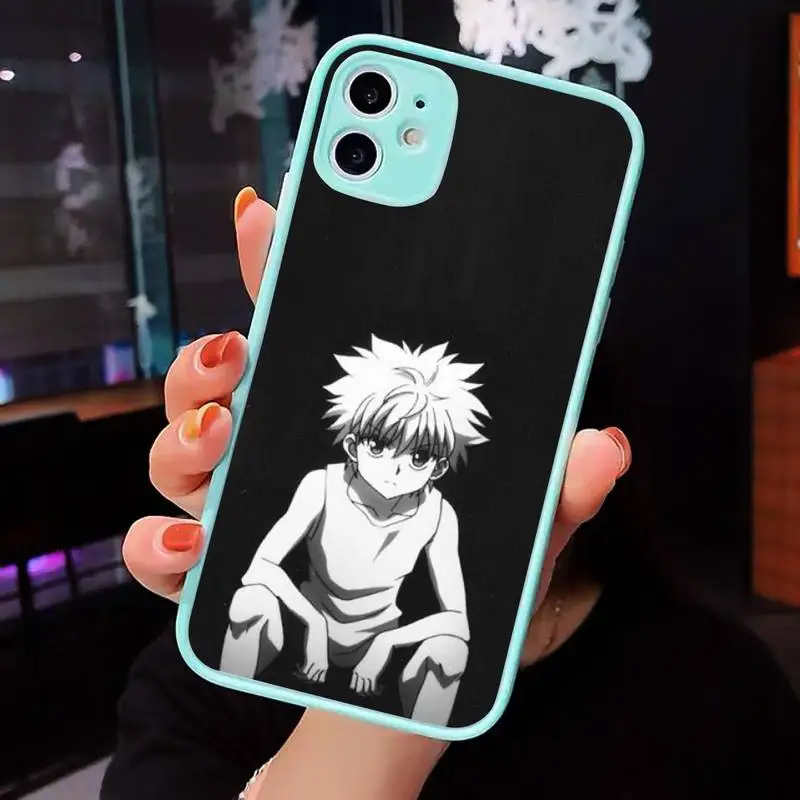 Hunter X Hunter Killua Zaoldyeck Phone Case For iPhone 12 11 Mini Pro XR XS Max 7 8 Plus X Matte transparent blue Back Cover 
Hunter X Hunter Killua Zaoldyeck Phone Case For iPhone 12 11 Mini Pro XR XS Max 7 8 Plus X Matte transparent blue Back Cover