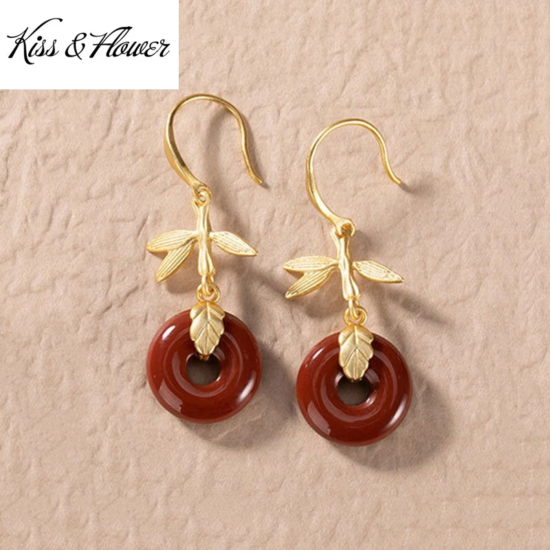 KISS&FLOWER ER196 Fine Jewelry Wholesale Fashion Woman Bride Girl Birthday Wedding Gift Vintage Leaf 24KT Gold Drop Earrings
KISS&FLOWER ER196 Fine Jewelry Wholesale Fashion Woman Bride Girl Birthday Wedding Gift Vintage Leaf 24KT Gold Drop Earrings