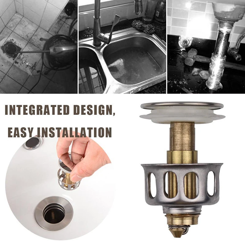 Universal Wash Basin Bounce Drain Filter Sink Drain Vanity Stopper Bathtub Plug Trap Hair Catcher Bathroom Accessories
Universal Wash Basin Bounce Drain Filter Sink Drain Vanity Stopper Bathtub Plug Trap Hair Catcher Bathroom Accessories
