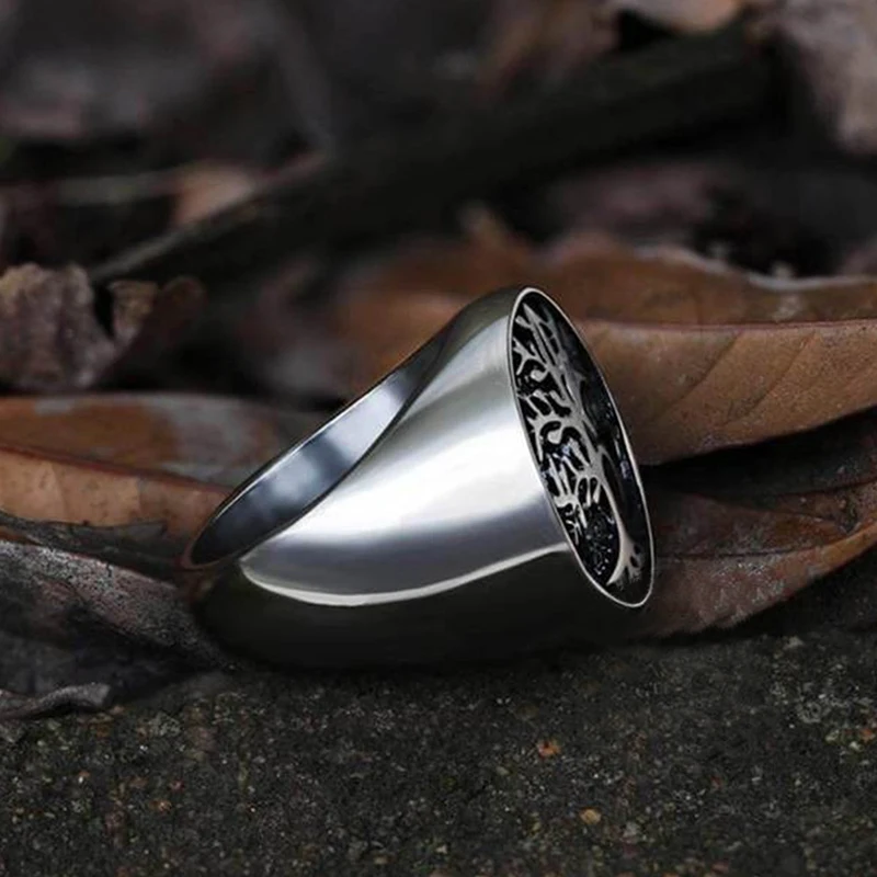 New Popular Fashion Tree of Life Shape Punk Viking Ethnic Style Nightclub Men's Ring Hip Hop Rock Locomotive Party Gift
New Popular Fashion Tree of Life Shape Punk Viking Ethnic Style Nightclub Men's Ring Hip Hop Rock Locomotive Party Gift