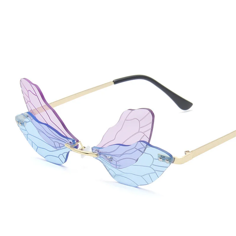 2020 Luxury Fashion Dragonfly Sunglasses Women Rimless Wave Sun Glasses Metal Shades For Vintage Women Mirror Eyewear UV400
2020 Luxury Fashion Dragonfly Sunglasses Women Rimless Wave Sun Glasses Metal Shades For Vintage Women Mirror Eyewear UV400