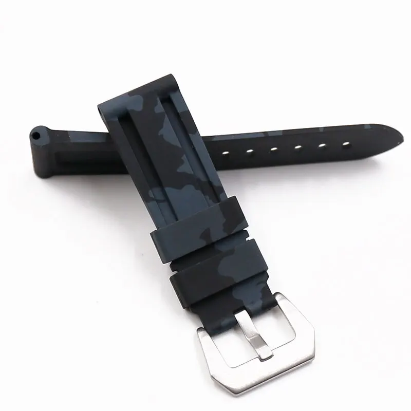 Pin buckle 24mm men's rubber strap for Panerai PAM111PAM508PAM441 111 380 0389 outdoor sports waterproof watch strap watch band 
Pin buckle 24mm men's rubber strap for Panerai PAM111PAM508PAM441 111 380 0389 outdoor sports waterproof watch strap watch band