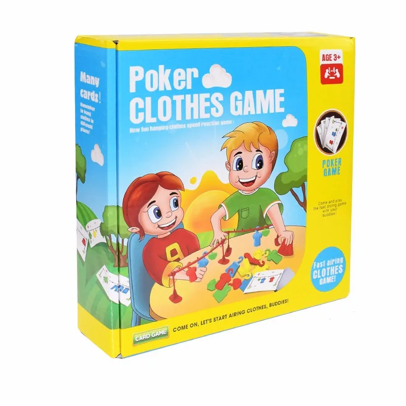 Puzzle Game Family Multiplayer Clothes Contest Play Early Education Toys Logic Training Teaching Interactive Party Board Game
Puzzle Game Family Multiplayer Clothes Contest Play Early Education Toys Logic Training Teaching Interactive Party Board Game