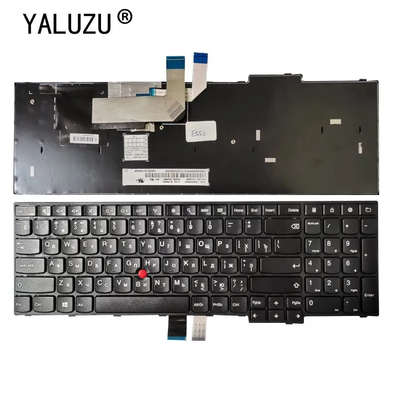 Новая клавиатура YALUZU AR/FR/GR/BR/RU для ноутбука Lenovo Thinkpad E550 E550C E555 E560 E565 | Компьютеры и