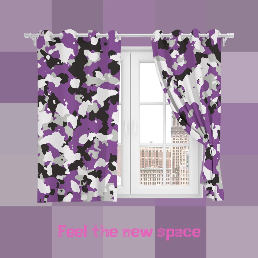 Perforated Hook 3D Blackout Curtains Purple Nordic Modern Custom Full Blackout Sunscreen Windows Bedroom Living Room Decoration
Perforated Hook 3D Blackout Curtains Purple Nordic Modern Custom Full Blackout Sunscreen Windows Bedroom Living Room Decoration