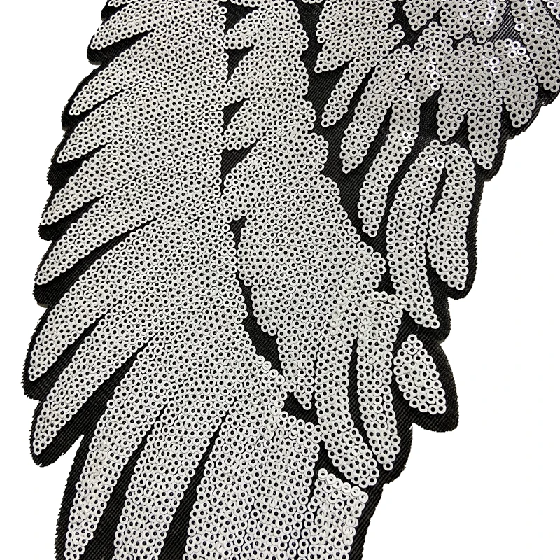 White Sequin Patches Large Angel Wings Patch Badge Sew on Iron On Cartoon Patches For Clothes Stickers Fabric Sewing Accessories
White Sequin Patches Large Angel Wings Patch Badge Sew on Iron On Cartoon Patches For Clothes Stickers Fabric Sewing Accessories