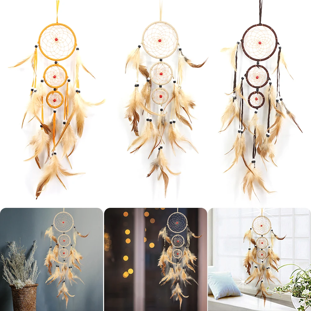 Vintage Home Decoration Retro Feather Dream Catcher Circular Feathers Wall Hanging Ornaments Dreamcatchers Pendant Decor for Car
Vintage Home Decoration Retro Feather Dream Catcher Circular Feathers Wall Hanging Ornaments Dreamcatchers Pendant Decor for Car