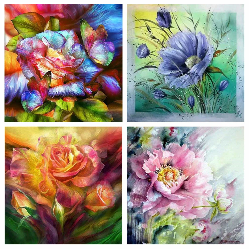 YIBRIGHT 5D DIY Diamond Painting Flower Cross Stitch Kit Mosaic Diamond Embroidery Rose Full Square Drill Home Decoration
YIBRIGHT 5D DIY Diamond Painting Flower Cross Stitch Kit Mosaic Diamond Embroidery Rose Full Square Drill Home Decoration