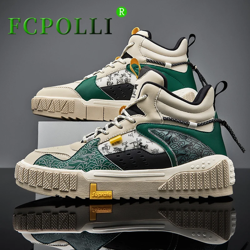 New Arrival Skateboarder Shoes Male White Black Mens Walking Shoes High Top Skateboarding Training Leather Skateboard Sneakers
New Arrival Skateboarder Shoes Male White Black Mens Walking Shoes High Top Skateboarding Training Leather Skateboard Sneakers