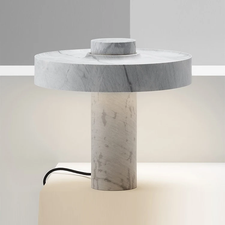 American minimalist designer creative living room post-modern jazz white marble study bed art table lamp
American minimalist designer creative living room post-modern jazz white marble study bed art table lamp