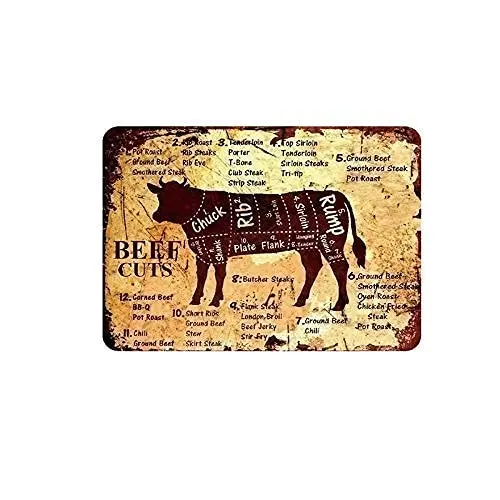 Beef Steak Restaurant Metal Wall Poster Tin Sign Vintage BBQ Restaurant Dinner Room Cafe Shop Decor
Beef Steak Restaurant Metal Wall Poster Tin Sign Vintage BBQ Restaurant Dinner Room Cafe Shop Decor