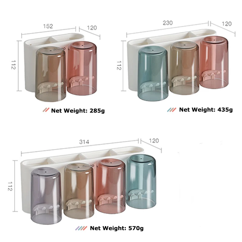 High Quality Toothpaste Dispenser Holder Wall Mount Storage Bathroom Accessories
High Quality Toothpaste Dispenser Holder Wall Mount Storage Bathroom Accessories