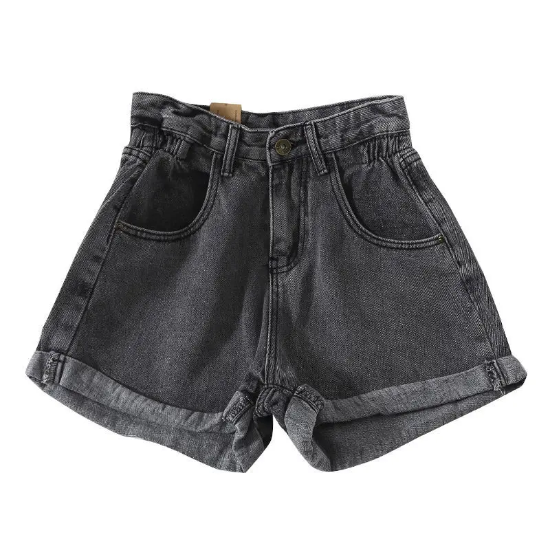 Summer Black Denim Shorts Women Korean Fashion High Waist Slim Jeans Shorts Female Casual Loose Elastic Short Jeans Clothes 2021 
Summer Black Denim Shorts Women Korean Fashion High Waist Slim Jeans Shorts Female Casual Loose Elastic Short Jeans Clothes 2021