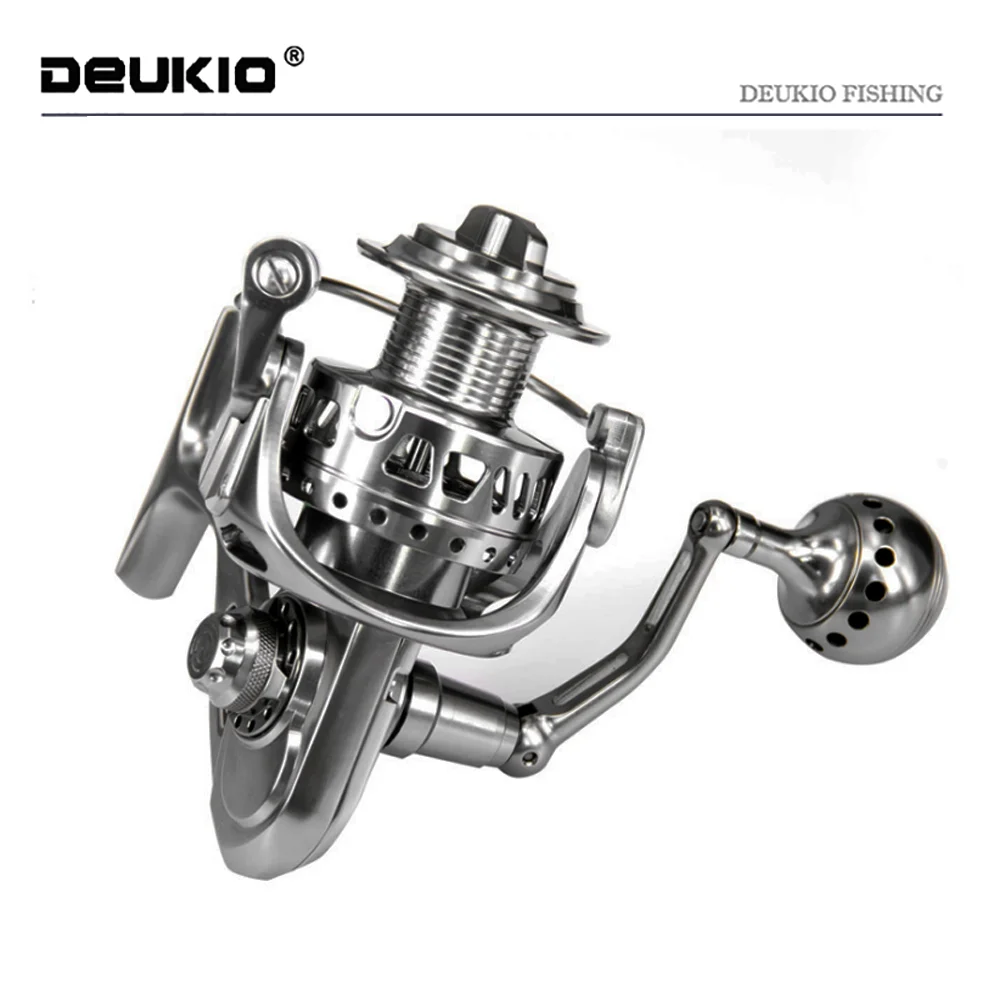 Цельнометаллическая спиннинговая катушка DEUKIO 3000-6000, макс. 30 кг, тормозная сила, 11 + 1BB, Бронзовая Шестерня, рычаг из нержавеющей стали для даль...
Цельнометаллическая спиннинговая катушка DEUKIO 3000-6000, макс. 30 кг, тормозная сила, 11 + 1BB, Бронзовая Шестерня, рычаг из нержавеющей стали для даль...