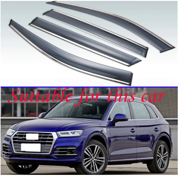 Для AUDI Q5L 2018 2019 Пластик внешний козырек Vent Оттенки окна Защита от солнца Дождь гвардии отражающая 4 шт.
Для AUDI Q5L 2018 2019 Пластик внешний козырек Vent Оттенки окна Защита от солнца Дождь гвардии отражающая 4 шт.