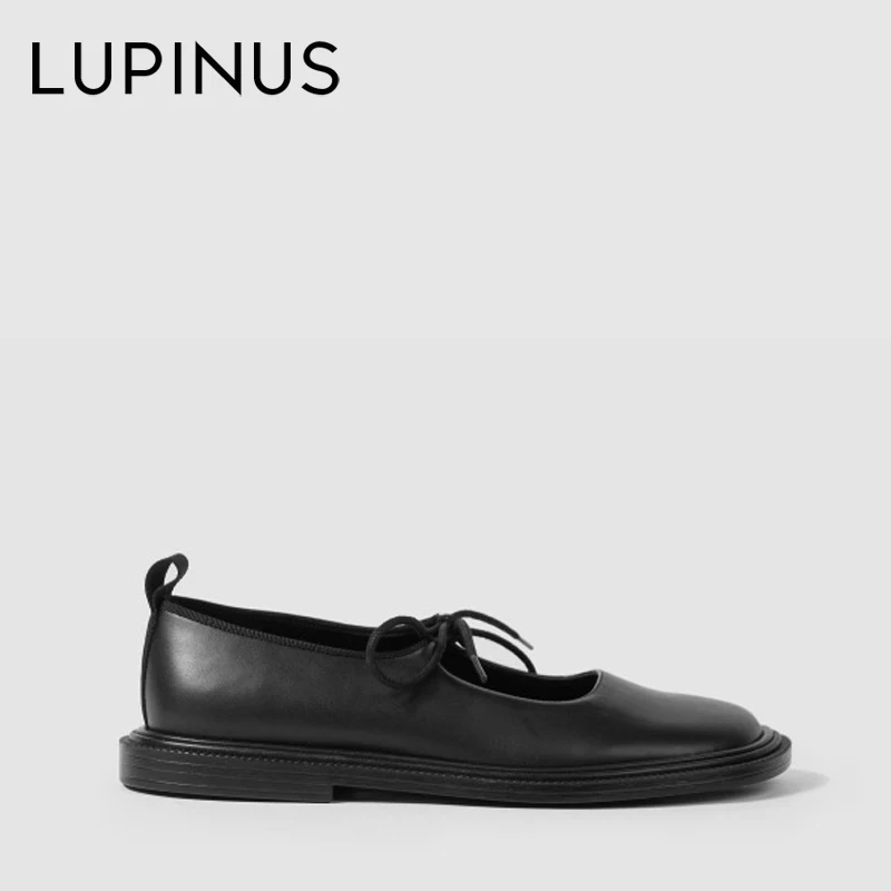 LUPINUS 2021 весенние модные туфли для женщин в британском стиле на плоской подошве