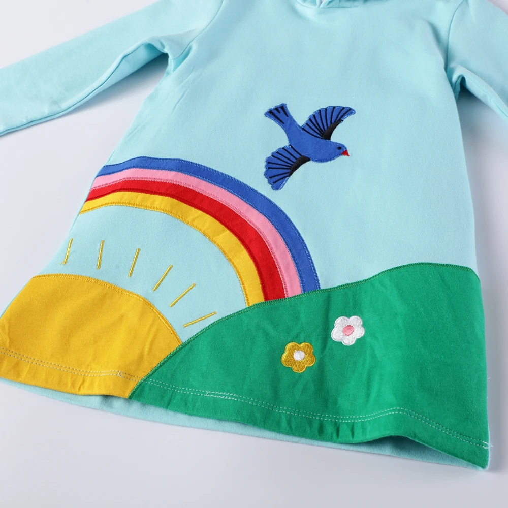 2-7T Girl Long Sleeve Dress Hoodies Sweatshirts Clothes Cotton Kids Hoody Dresses for Girl Spring Autumn Casual Outfit
2-7T Girl Long Sleeve Dress Hoodies Sweatshirts Clothes Cotton Kids Hoody Dresses for Girl Spring Autumn Casual Outfit