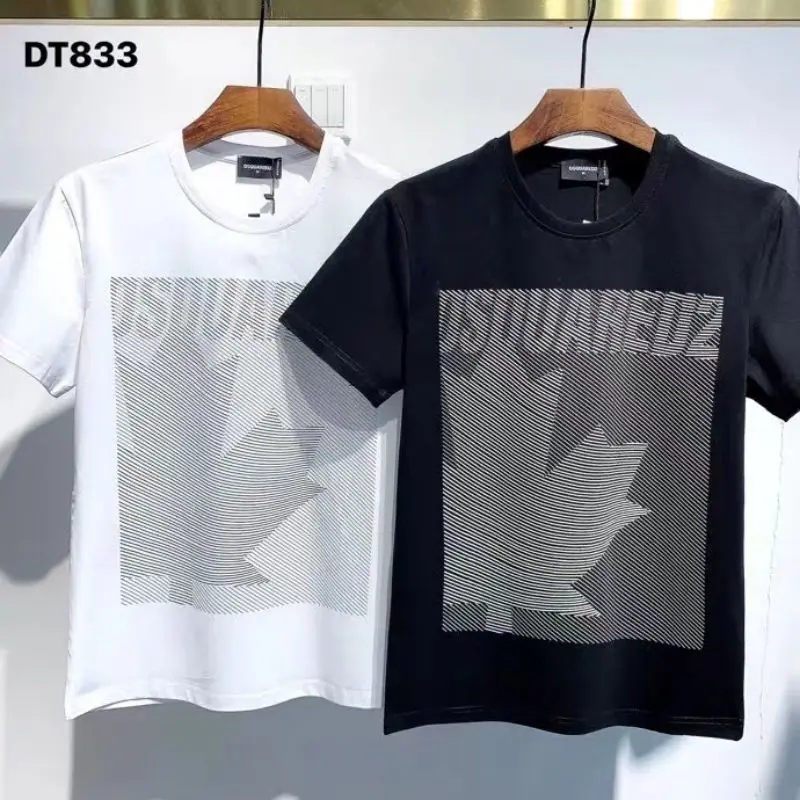 Мужская хлопковая футболка DSQUARED2 с буквенным принтом и коротким рукавом, топ DT833 #
Мужская хлопковая футболка DSQUARED2 с буквенным принтом и коротким рукавом, топ DT833 #