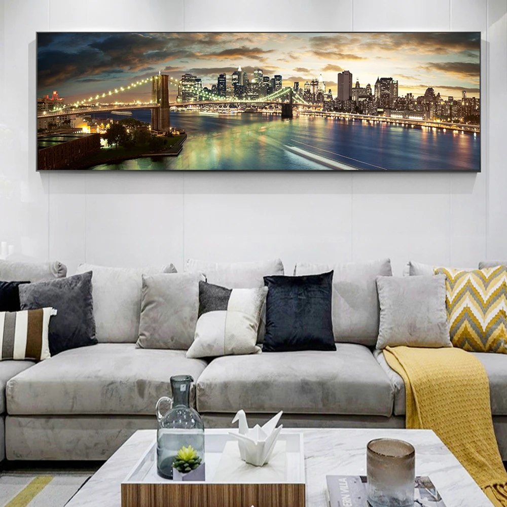 Brooklyn Bridge Night Landscape Canvas Paintings On The Wall Posters And Prints New York City Canvas Pictures For Bed Room Decor
Brooklyn Bridge Night Landscape Canvas Paintings On The Wall Posters And Prints New York City Canvas Pictures For Bed Room Decor