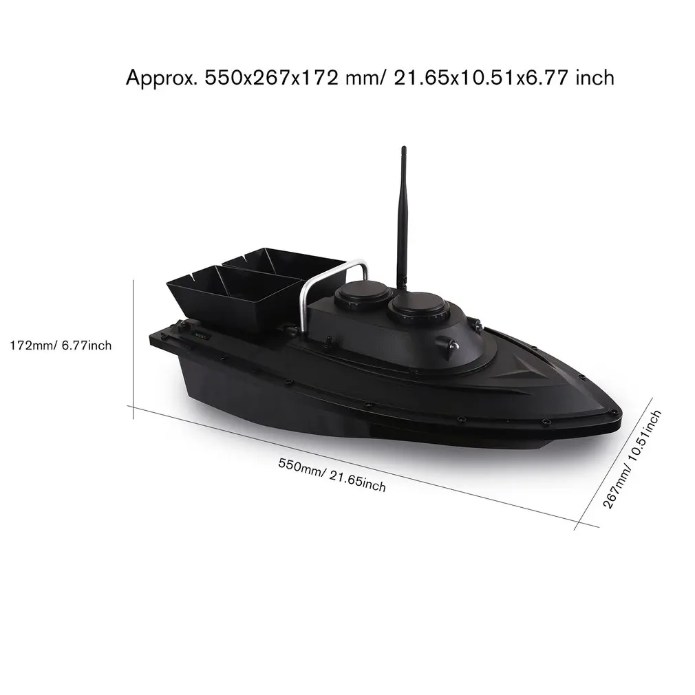 New D11 Fishing Tool Smart RC Bait Boat Boy Toys Dual Motor Fish Finder Ship Boat Remote Control 500m Fishing Boats Speed Boat
New D11 Fishing Tool Smart RC Bait Boat Boy Toys Dual Motor Fish Finder Ship Boat Remote Control 500m Fishing Boats Speed Boat