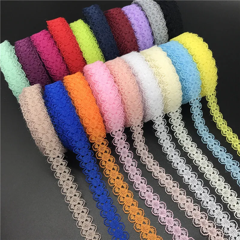 10yards/lot 5/8" (15mm) Lace Ribbon Bilateral Handicrafts Embroidered Net Lace Trim Fabric Ribbon DIY Sewing Skirt Accessories
10yards/lot 5/8" (15mm) Lace Ribbon Bilateral Handicrafts Embroidered Net Lace Trim Fabric Ribbon DIY Sewing Skirt Accessories