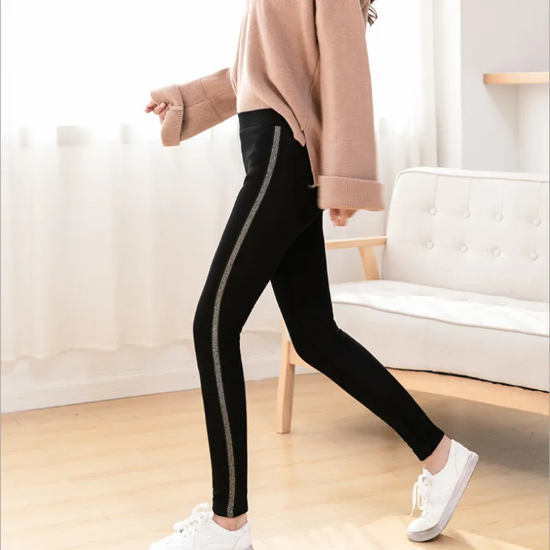 New Women Leggings Warm Fitness Workout Striped Side pants Winter Velvet Leggings Ladies Casual Pants Warm Pants Winter Leggings
New Women Leggings Warm Fitness Workout Striped Side pants Winter Velvet Leggings Ladies Casual Pants Warm Pants Winter Leggings