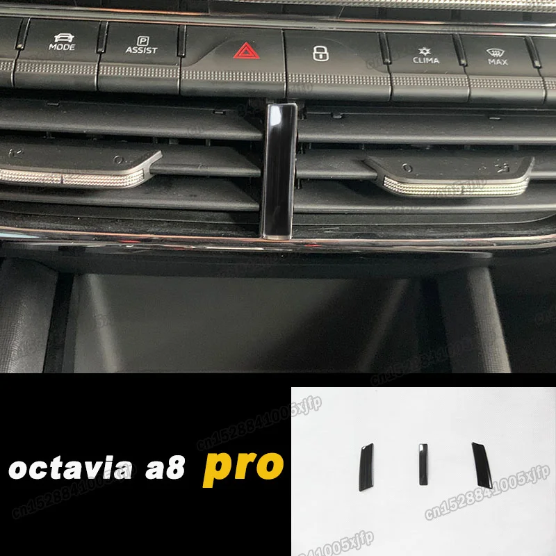 Car Center Front Dashboard Air Vent Outlet Trim Decoration Styling for Skoda Octavia Pro A8 2021 2022 Interior Accessories Auto
Car Center Front Dashboard Air Vent Outlet Trim Decoration Styling for Skoda Octavia Pro A8 2021 2022 Interior Accessories Auto