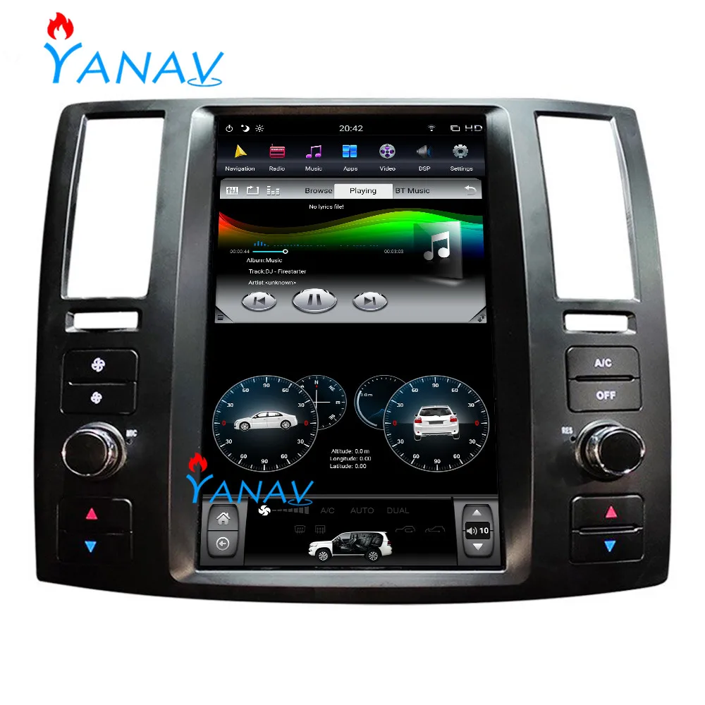 11.8 inch Android Tesla style Vertical Screen Car Navigation GPS For-Infiniti FX45 2007 navigation Stereo multimedia Player
11.8 inch Android Tesla style Vertical Screen Car Navigation GPS For-Infiniti FX45 2007 navigation Stereo multimedia Player