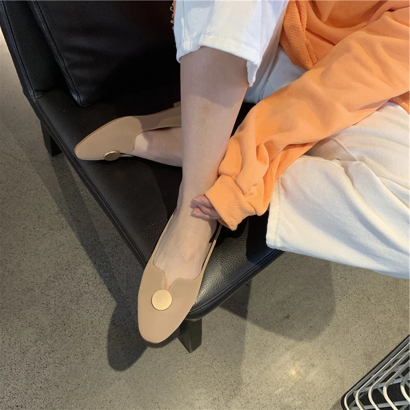Hot Luxury Woman Ballet Flats All-Match Slip-on Shallow Shoes Casual Lady Soft Leather Green Korean Boats Ballerina Shoes Female
Hot Luxury Woman Ballet Flats All-Match Slip-on Shallow Shoes Casual Lady Soft Leather Green Korean Boats Ballerina Shoes Female