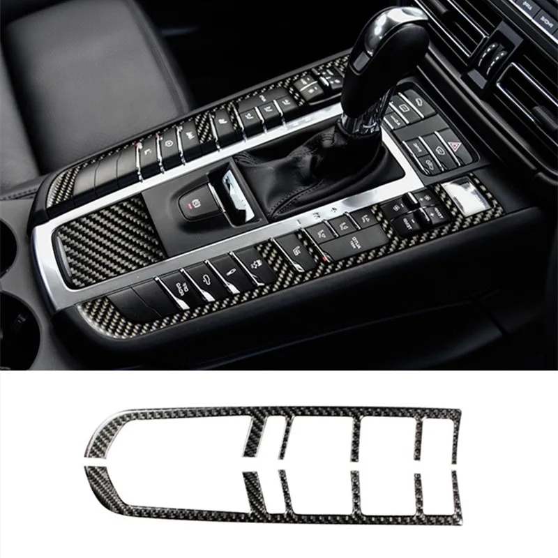 Car Styling Carbon Fiber Central Gearshift Function Buttons Frame Decoration Cover Trim For Porsche Macan 2014-2018
Car Styling Carbon Fiber Central Gearshift Function Buttons Frame Decoration Cover Trim For Porsche Macan 2014-2018