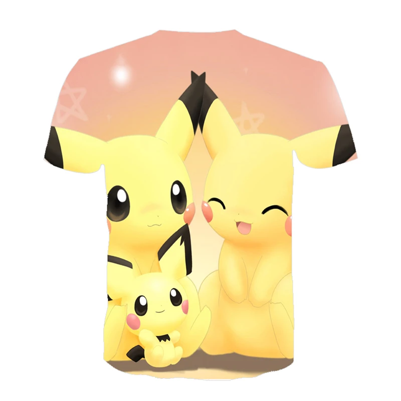 Janpan Anime Pikachu T-shirt Pokemon Short Sleeve Cartoon Anime harajuku 3D T-shirt For Kids Boys Print Hip Hop Unisex Clothes
Janpan Anime Pikachu T-shirt Pokemon Short Sleeve Cartoon Anime harajuku 3D T-shirt For Kids Boys Print Hip Hop Unisex Clothes