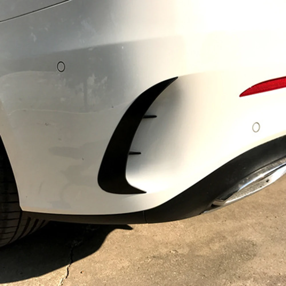 Car ABS Rear Bumper Spoiler Canards For Mercedes Benz A Class A180L A200L Sedan Auto Replacement Accessories Car-styling
Car ABS Rear Bumper Spoiler Canards For Mercedes Benz A Class A180L A200L Sedan Auto Replacement Accessories Car-styling
