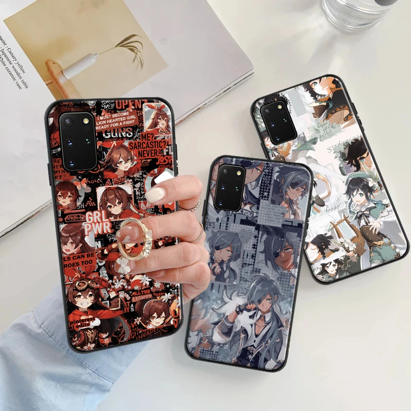 Genshin Impact Game Black TPU Silicone Soft Phone Case For Samsung Galaxy S8 S8 Plus S9 S9 Plus S10 S20 S20 FE Lite Ultra Cover
Genshin Impact Game Black TPU Silicone Soft Phone Case For Samsung Galaxy S8 S8 Plus S9 S9 Plus S10 S20 S20 FE Lite Ultra Cover