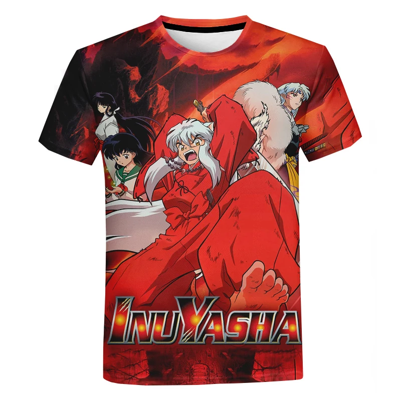 Spring Summer Fashion Anime T-shirt Inuyasha 3D Printed Men Women Oversize Casual Streetwear Tshirt Hip Hop Trendy Tshirt Unisex 
Spring Summer Fashion Anime T-shirt Inuyasha 3D Printed Men Women Oversize Casual Streetwear Tshirt Hip Hop Trendy Tshirt Unisex