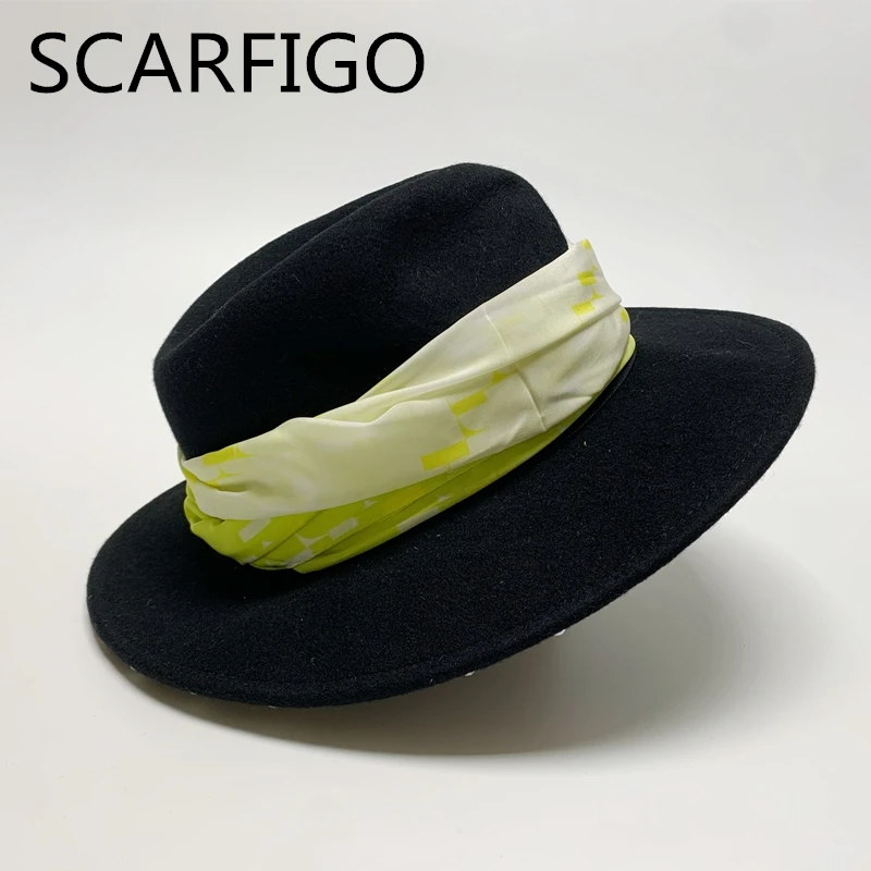 SCARFIGO New Classic Solid Color Felt Fedoras for Men Women Wide Brim Simple Wool Fedora Hat
SCARFIGO New Classic Solid Color Felt Fedoras for Men Women Wide Brim Simple Wool Fedora Hat