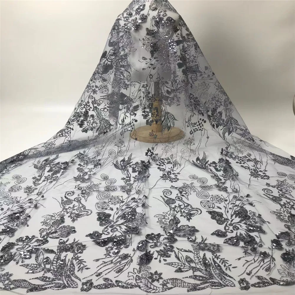 French Tulle Lace Fabric 5 Yards African Lace Fabric 2021 High Quality Nigerian Lace Fabric For Wedding Dress
French Tulle Lace Fabric 5 Yards African Lace Fabric 2021 High Quality Nigerian Lace Fabric For Wedding Dress