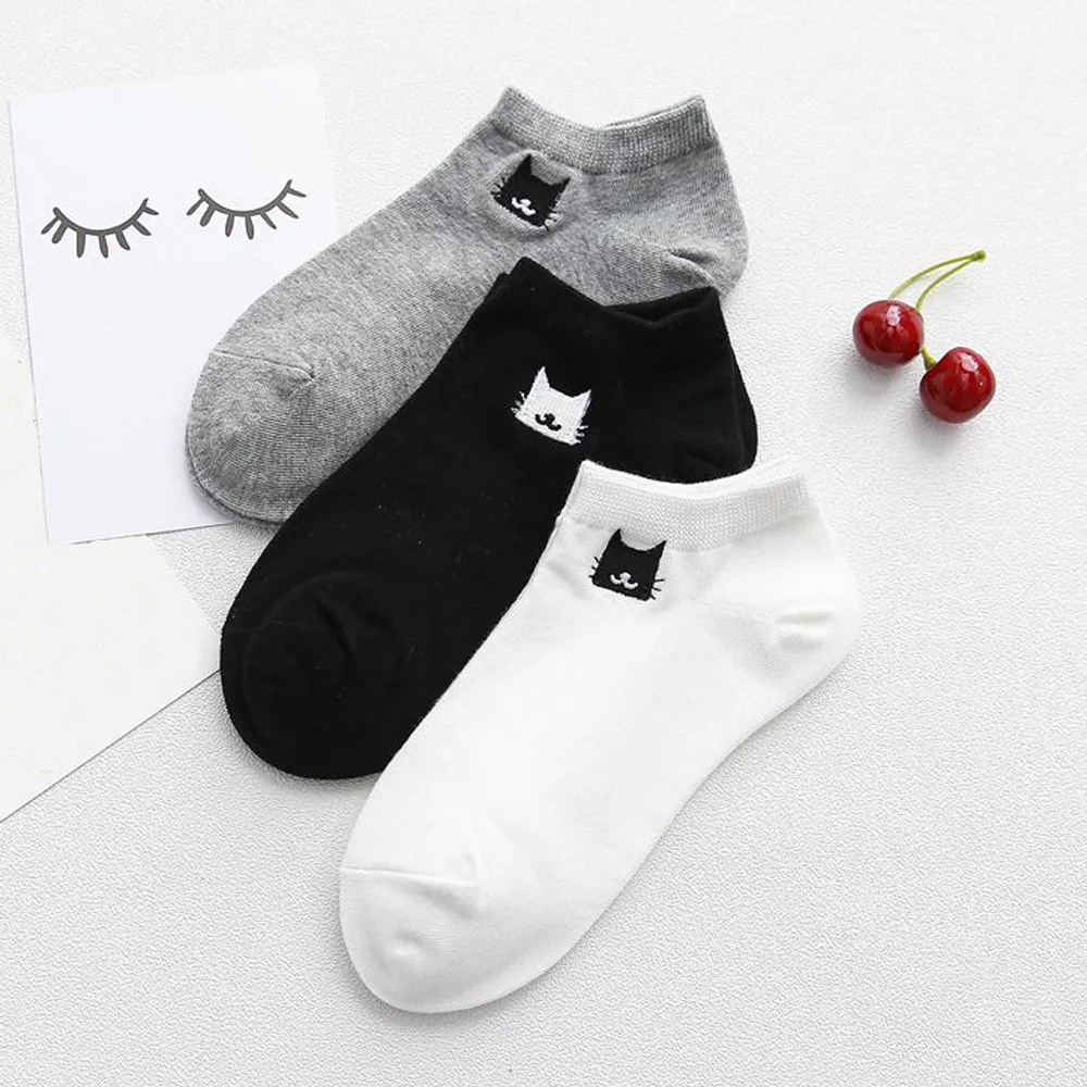 New Summer Women Creative Socks 1 Pair White Cotton Cute Cats Women Fashion Short Ankle Socks Women Breathable Cotton #W3
New Summer Women Creative Socks 1 Pair White Cotton Cute Cats Women Fashion Short Ankle Socks Women Breathable Cotton #W3