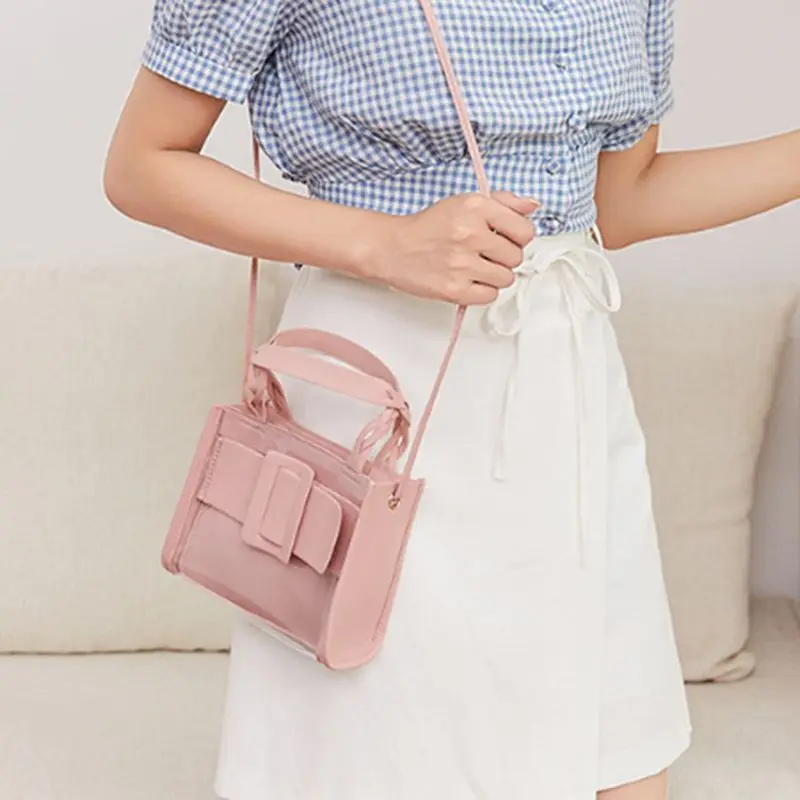 Fashion Ladies Transparent Jelly Candy Color Flap Women Casual Shoulder Buckle Messenger Handbag Crossbody Bag
Fashion Ladies Transparent Jelly Candy Color Flap Women Casual Shoulder Buckle Messenger Handbag Crossbody Bag