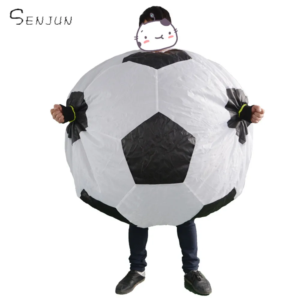 Funny Football Inflatable Costumes for Adults Party Blow Up Fancy Dress Carnival Soccer Cosplay Suits Festival Party Perform
Funny Football Inflatable Costumes for Adults Party Blow Up Fancy Dress Carnival Soccer Cosplay Suits Festival Party Perform