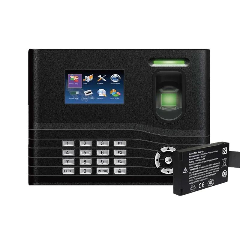

ZK IN01-A TCP/IP USB Biometric Fingerprint Time Attendance System Office Time Clock Employee Recorder Device Door Access Control