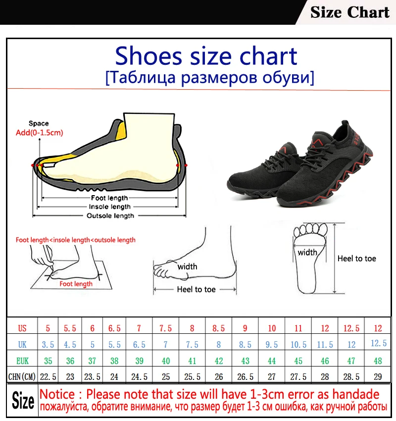 Steel Toe Work Safety Shoes For Men Anti-smashing Puncture Proof Protective Boots Lightweight Breathable Casual Sports Shoes
Steel Toe Work Safety Shoes For Men Anti-smashing Puncture Proof Protective Boots Lightweight Breathable Casual Sports Shoes