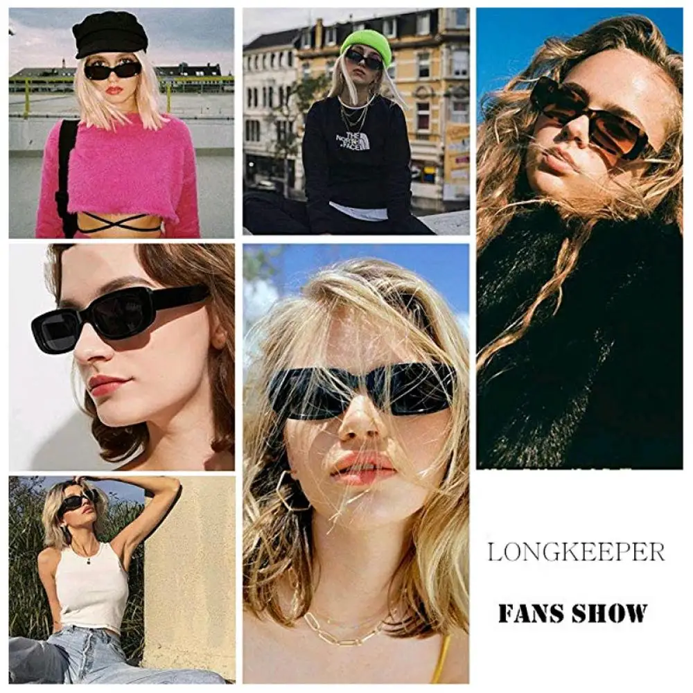Vintage Rectangle Square Glasses Sunglasses Women 2021 Luxury Small Sunglass Leopard Pink Cat Eye Street Shoot Show Glasses Men
Vintage Rectangle Square Glasses Sunglasses Women 2021 Luxury Small Sunglass Leopard Pink Cat Eye Street Shoot Show Glasses Men