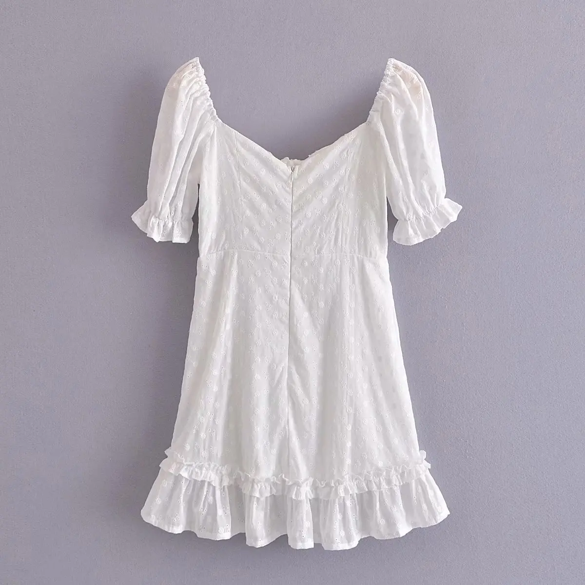 2021 White Dress For Women Summer Elegant Flounced Edge Puff Sleeve A-LINE Zipper Lace High Waist Holiday Short Prom Dress
2021 White Dress For Women Summer Elegant Flounced Edge Puff Sleeve A-LINE Zipper Lace High Waist Holiday Short Prom Dress