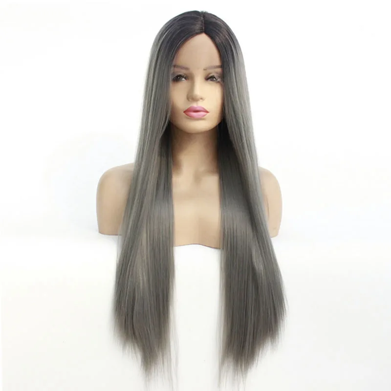 Темно-корни Омбре серый цвет длинные прямые синтетические кружевные передние парики для черных женщин без клея термостойкие волокна коспл...
Темно-корни Омбре серый цвет длинные прямые синтетические кружевные передние парики для черных женщин без клея термостойкие волокна коспл...